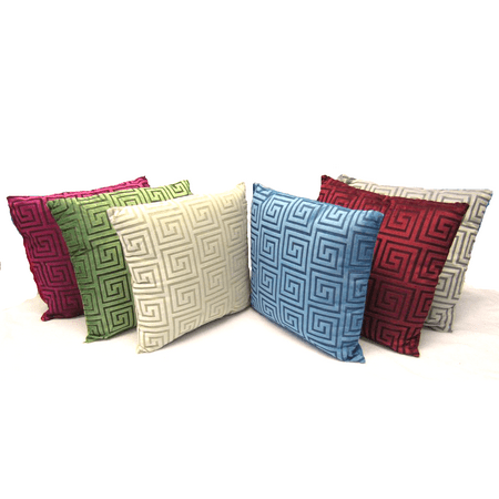 Greek Key Decorative Throw Pillow Cushion Sofa / Bed - 16