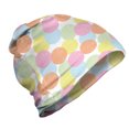 thumbnail image 1 of Geometric Unisex Beanie, Pastel Circular Motifs, Hiking Outdoors, Multicolor, by Ambesonne, 1 of 1