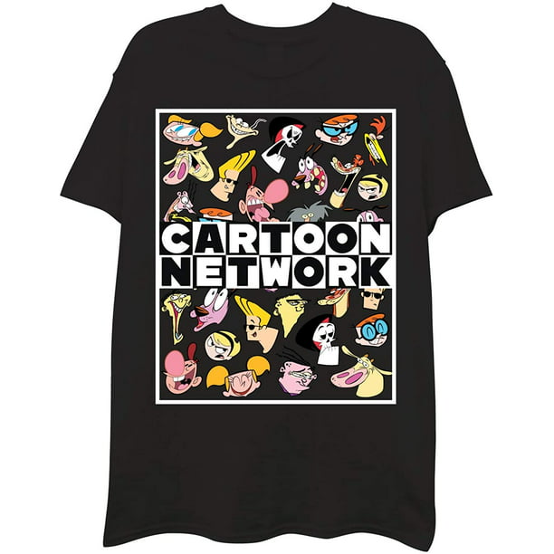 Cartoon Network Mens Throwback Shirt - Jonny Bravo, Dexter's Laboratory,  Ed, EDD & Eddy Tee - Throwback Classic T-Shirt 