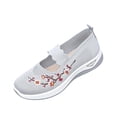 thumbnail image 2 of Orthopedic Shoes for Women Wide Width Breathable Walking Comfortable Slip on Non Slip Lightweight Arch Support Sneakers Gray 9.5, 2 of 6