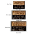 thumbnail image 2 of Welcome Door Mat, Faith Inspired "I AM BLESSED" Carpet, Non-Slip Rubber Backing Indoor Outdoor Mat for Front Porch Entryway, 40*60cm, 2 of 8
