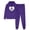 Purple, variant on Wancir Unisex Sweatsuits 2 Piece Set Fall Winter Warm Jogging Activewear Long Sleeve Pullover Hoodies Casual Sweatsuit Sets