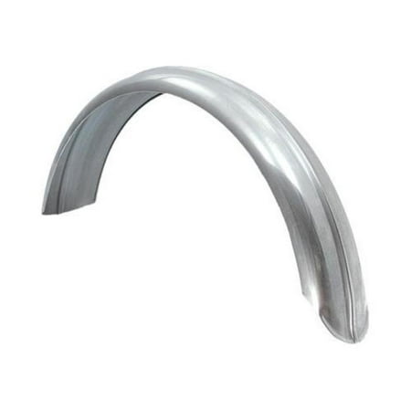 West-Eagle Motorcycle Products 3520 Center Ribbed Fender - 4 3/4in. - Aluminum (Best Aluminum Polish For Motorcycle)