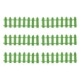 thumbnail image 1 of Uxcell Paquete de 6 cercas de jardín de hadas en miniatura, cerca decorativa de madera pequeña de 3.74 pulgadas para casa de muñecas/artesanías [Verde], 1 of 6