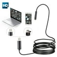 thumbnail image 1 of Deux-en-un USB 7mm Téléphone mobile endoscope pipeline Industriel Réparation Automobile Cordon d'Inspection endoscope Cordon (1M), 1 of 5