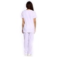 thumbnail image 3 of Ensembles de Sarraus pour Femmes à Six Poches Sarraus Médicaux (Col en V avec Pantalon Cargo), 3 of 3