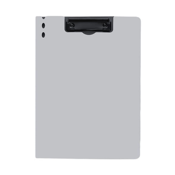 Plastic Clipboard Folder with Low Profile Clip for A4 Letter Size Sheet 360 Degree Flip Writing Pad Profile Clip File Folder for Office School Business Classroom Outdoor