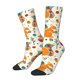 thumbnail image 1 of Balery Squirrel With Colorful Tail Calcetas Largas con Estampado para Hombre y Mujer – Suaves y Transpirables, Talla Única (US 5-11), 1 of 6