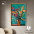 thumbnail image 4 of Bold And Bright Flower Vase Flowers In Vase Paintings Canvas Wall Art by Art Remedy, Gold Floater Frame, 37.5" x 55.5", 4 of 6