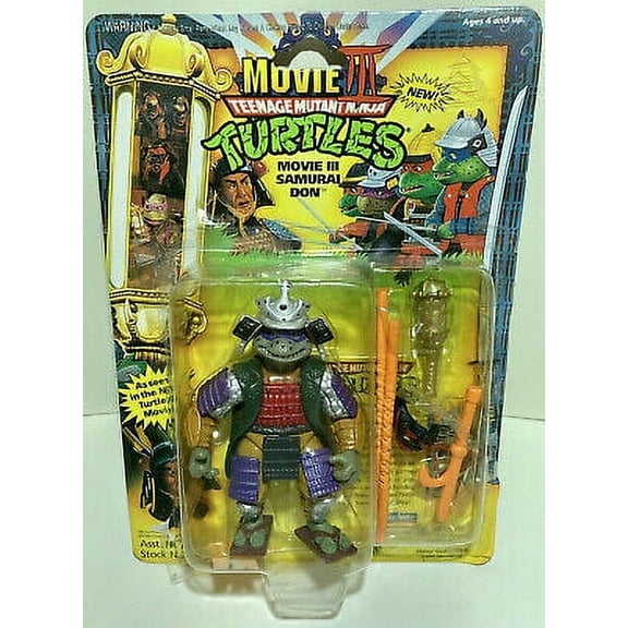 1992 Teenage Mutant Ninja Turtles Movie III Samurai Don