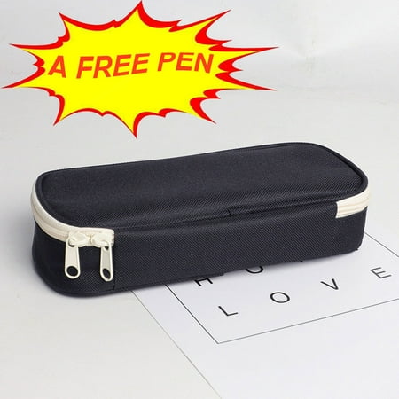 FAMTKT Pencil Pouch School Supplies Creative Pencil Case Oxford Cloth Pencil Case Large Capacity Student Pencil Case Lightning Deals of Today - Back to School Supplies on Clearance