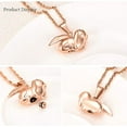 thumbnail image 3 of Bunny Rabbit Urn Necklaces for Ashes Cremation Jewelry for Ashes for Beloved Pet Loss Memorial Keepsakes Necklace for Women Men, 3 of 5