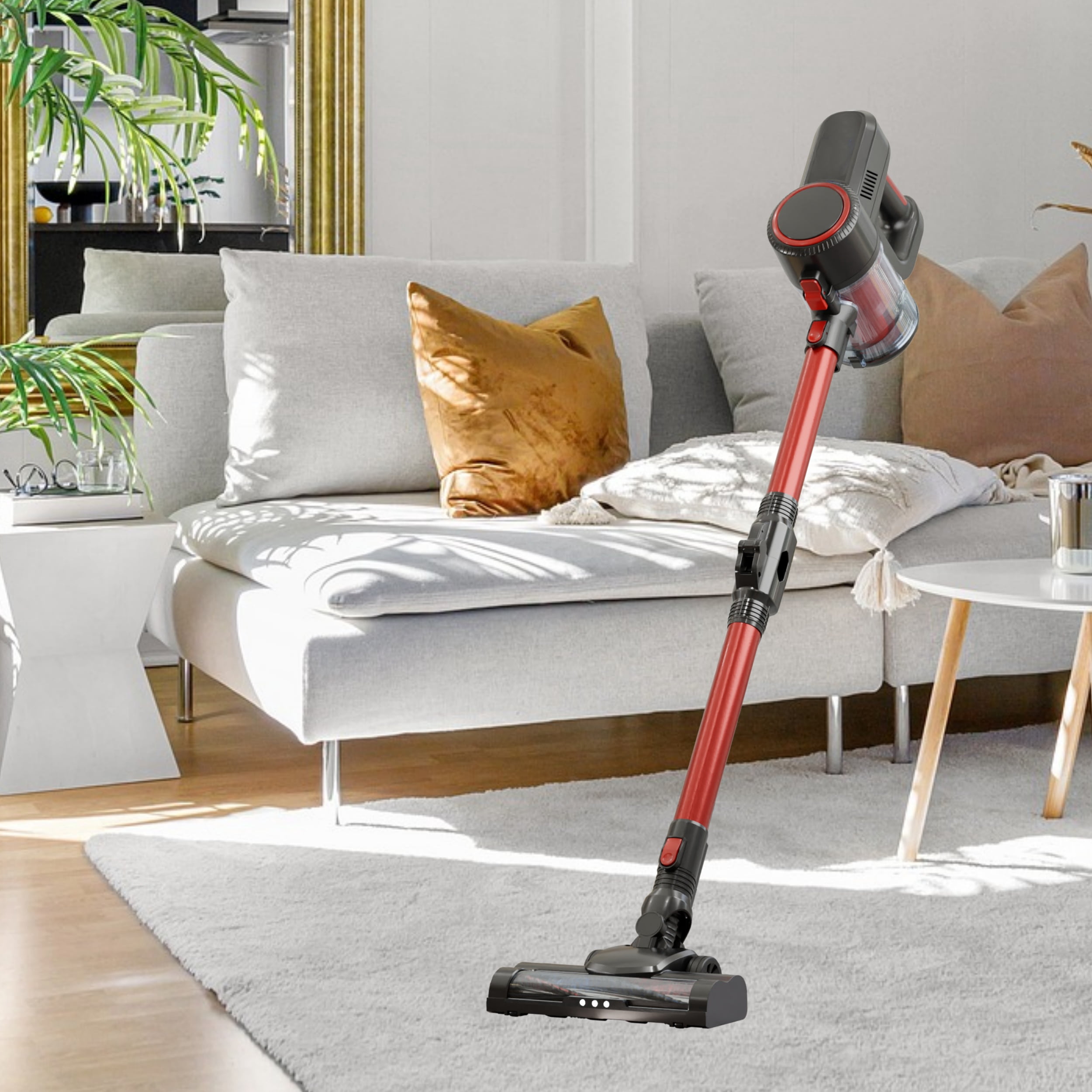 Texous Brushless Cordless Vacuum Cleaner Lightweight Bendable for Carpet Hard Floor Pet Hair House Cleaning P8