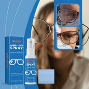 VBXOAE Multi Purpose Eyeglass Cleaner Spray Streak Free,Scratch Resistant,Water Repellent Solution for All Lens Types with Defogger and Cleaning Cloth