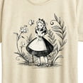 thumbnail image 3 of Disney - Alice in Wonderland - Alice Sketch - Women's Short Sleeve Graphic T-Shirt, 3 of 5