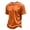 Saffron-A#10701VV, variant on Hearthz Mens Lightweight Corduroy Shirts Crew Neck Men Short Sleeve Shirt Fall Basic Big and Tall Comfort Colors Tshirt Men