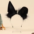thumbnail image 6 of Wolf Fox Ears Headband Furry Animal Ear Hairband Animal Hair Hoop Animal Headwear Head Accessories for Anime Dress, 6 of 7