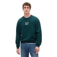 thumbnail image 1 of Sudadera GAP con Logo, Cuello Redondo, forro polar, Verde Tropical, Talla L, 1 of 4