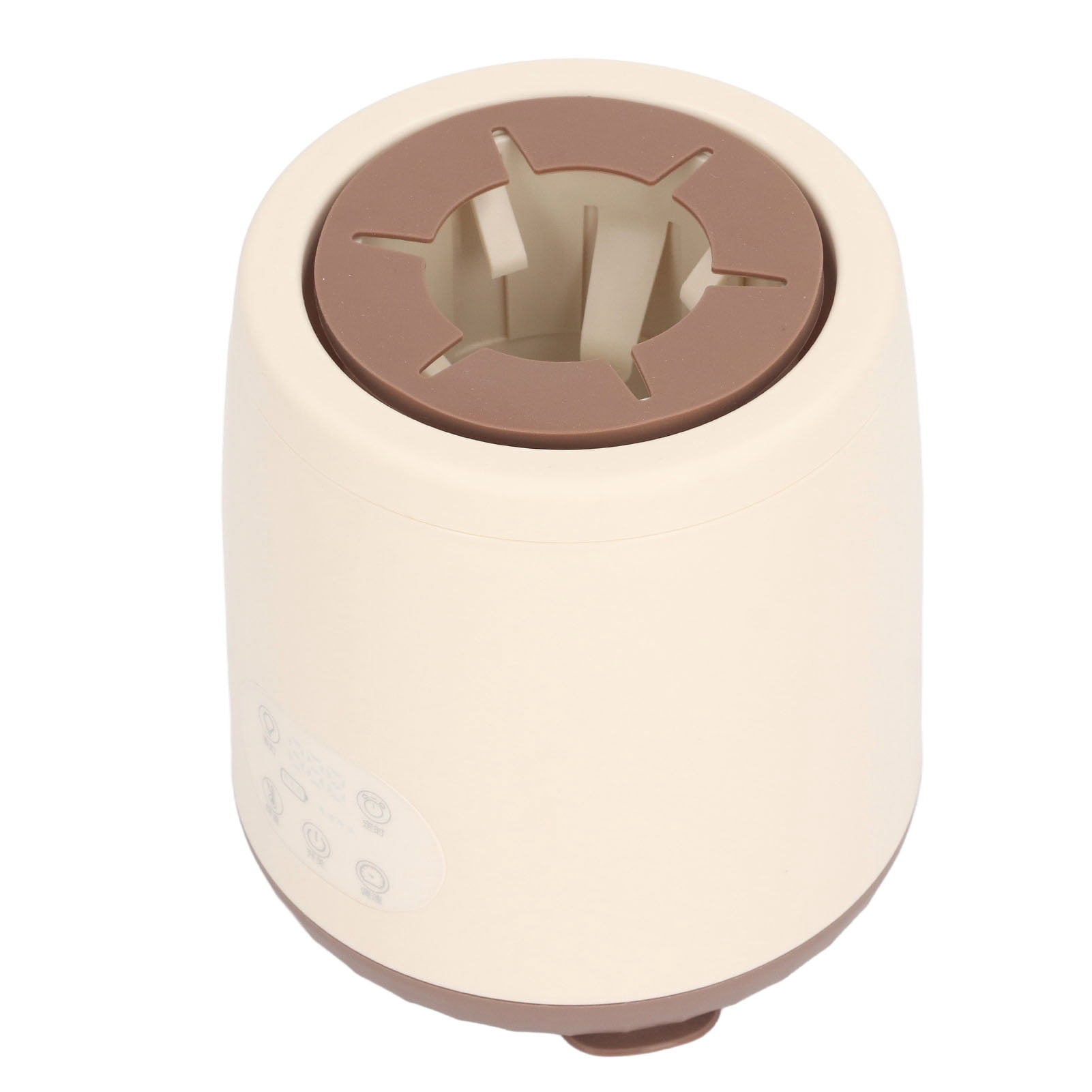 Nieyigj Automatic Baby Milk Bottle Shaker, Heating 5 Levels Timing 360 Degree Rotating USB Rechargeable Formula Mixer For Infants, Khaki Color (6 x 5.3 inches / 15.2 x 13.5 cm)
