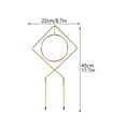 thumbnail image 2 of MesaSe Support Plant Climbing Frame Durable Geometric Pentagram Iron Decorative Sturdy Garden Decor Heart Shape Steel Trellis, 2 of 9