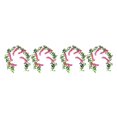 thumbnail image 4 of Bearachild 2 bolsas de flores de glicinia simuladas: capacidad de prensado en caliente, cifrado y decoración de alargamiento, efecto exquisito Type4 NO4, 4 of 6