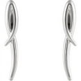 thumbnail image 2 of FB Jewels 925 Sterling Silver Freeform Earrings, 2 of 2