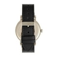 thumbnail image 2 of Elevon Felix Leather-Band Watch - Silver/Black, 2 of 3