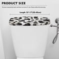 thumbnail image 5 of Renewold Cow Print Toilet Tank Lid Cover for Bathroom Decor, Washable Stretchable Dust Cover for Toilets Tanks, Fits Most Standard Toilets Tanks, Black & White, 5 of 6