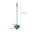 thumbnail image 3 of Rotating Microfiber Sweeping Mop | Stainless Steel Handle | Green | Versatile Home & Outdoor Floor Cleaner | High Absorbency | 1 Piece | Multiple Sizes | 200x28x23cm, 3 of 6