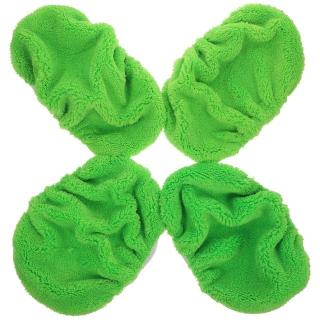 4 recambios reutilizables para mopa seca y de barrido, almohadillas de repuesto de microfibra para mopa húmeda.