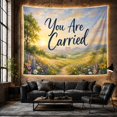 thumbnail image 6 of Pastoral Winding Dirt with Path Leading Through Wildflowers, Mystical Fantasy for Space Lovers, Galaxy Room Decor, Valentine'S Day Gift, Tapestry Wall Hanging for Bedroom and Dorm, 6 of 7