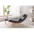 thumbnail image 3 of Living Room Rocking Chair, Glider Rocker Wooden Living Room Chair for Nursey, 3 of 8