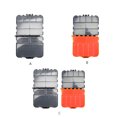 thumbnail image 4 of Maoww 2 Pcs Boîtes à Appâts Boîtes à Leurres Portables Multifonctionnelles Large Application Conteneur d'Appâts Légers Rangement Extérieur Noir+orange, 4 of 8