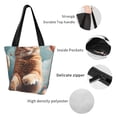 thumbnail image 4 of Sikiie Floating Cat And Donuts Shoulder Bag Casual Hobo Crossbody Tote Bag for Women and Men Large Purse Messenger Bag Travel Work, 4 of 6