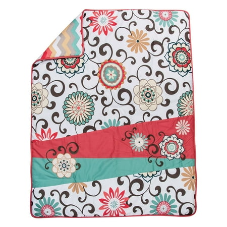Trend Lab Waverly Pom Pom Play 4 Piece Crib Bedding Set Walmart