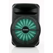 Sylvania Bluetooth(r) Speaker, LED Lighting, 12 Inch Subwoofer, Black, SPA122