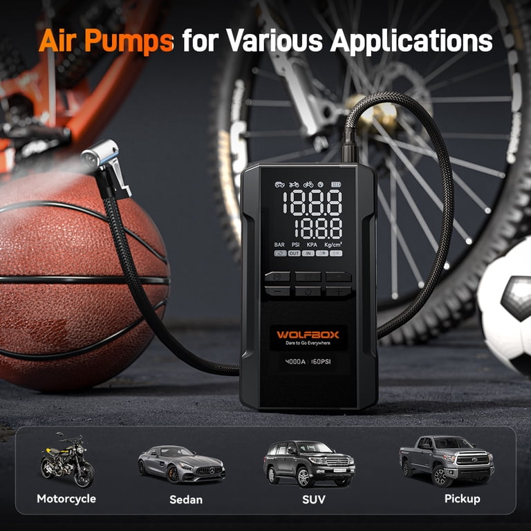 WolfBox JS24AIR 4000A Jump Starter With Air Compressor photo 6
