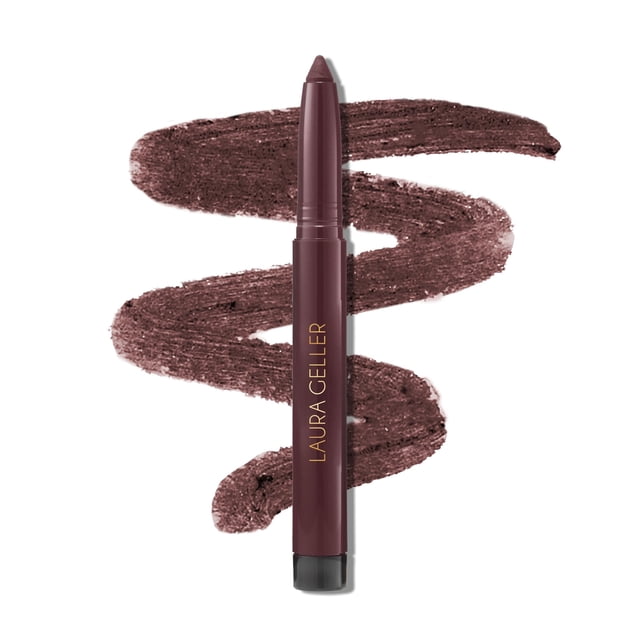 LAURA GELLER NEW YORK Lápiz delineador de ojos Kohl Kajal Longwear - Cuarzo real - Cafeína y vitamina E - Delineador suave y mezclable - Sacapuntas incorporado