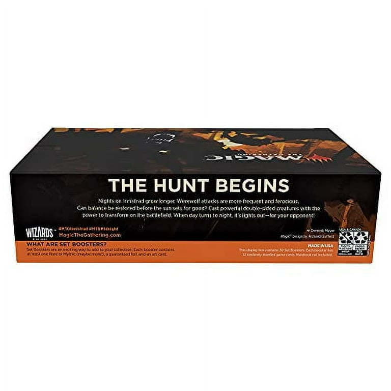 set booster box midnight hunt Amazon.com: Magic The Gathering Innistrad: Midnight Hunt Set Booster Box main image 1