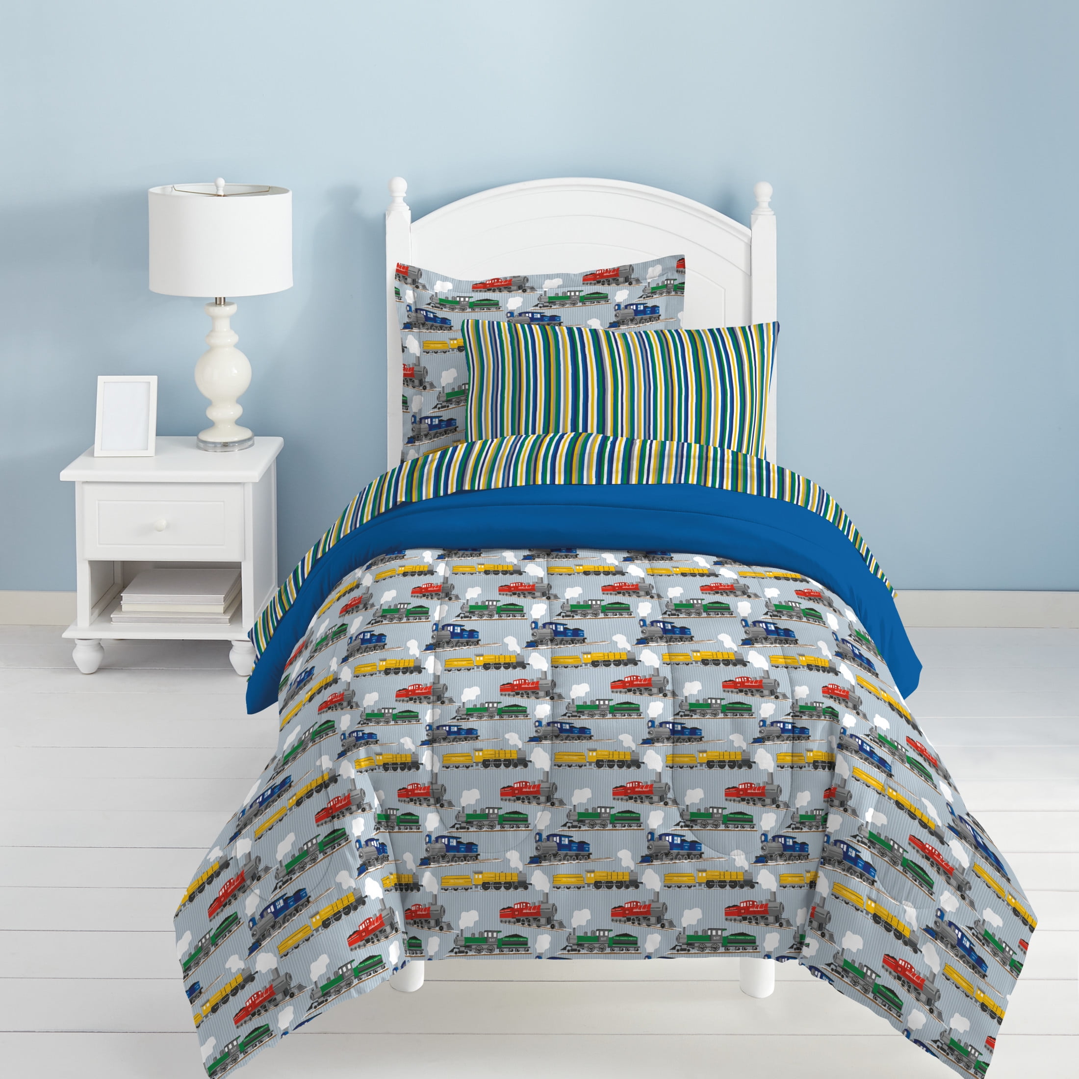 Details about   dream FACTORY Alphabet Comforter and Pillow Sham Set Twin Grey 