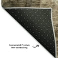 thumbnail image 3 of Addison Rugs Mayfield Washable Transitional Floral Taupe Runner Rug, 2'3" x 7'6", 3 of 5