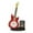 A94 B 9.8x5.9x2.0", variant on Guitar Alarm Clock Music Themed Wall Clock Music Wall Clock With Pen Holder Pencil Sharpener Multifunctional Decorative Rugged Guitar Clock For Home Desk Clock