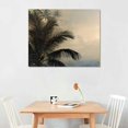 thumbnail image 2 of Orinice Palm Trees Fine Art Aesthetic Poster & Print Wall Painting for Classroom Kitchen Office Farmhouse Bathroom Room Decor Wall Art Canvas Living Room Bedroom Home Office Wall Decor 16x12in, 2 of 6