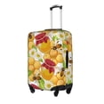 thumbnail image 2 of Kll Bees Honeycomb Jars Of Honey Flowers Luggage Cover Suitcase Cover Suitcase Protector (Luggage not included)-Medium, 2 of 8
