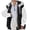 White, variant on Womens Fuzzy Fleece Jacket, Zip Up Plush Color Block Stitching Winter Jacket Coat, Warm Fleece Blanket Jackets for Women with Hood Outwear with Pockets Multicolor XL