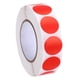thumbnail image 1 of Etiquetas de puntos de colores Uxcell, etiquetas de codificación de colores, adhesivas, círculos en blanco, etiquetas de precio redondas rojas de 3/4", 1 of 7
