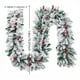 thumbnail image 3 of Christmas Flocking Rattan 180CM/71IN With 30 Lights Snow Rattan Pinecone Red Fruit Mixed Christmas Decorations Artificial Encryption Falling Snow Rattan, 3 of 8