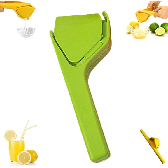 Citrus Squeezer, Foldable Lemon Juicer, Manual Handheld Juicer for Lemons, Limes and Oranges, Compact Lemon Squeezer for Home Kitchen Use