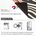 thumbnail image 4 of Yayeee Magnetic Dishwasher Cover for The Front Decoration Home Kitchen Machine Sticker Protector, Black Lines, 4 of 6