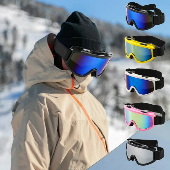 Sentmoon Ski Googles Snowboarding Goggles Double Layer Mountaineering Ski Goggles Outdoor Large Frame and Sand Colorful Polarized Sports Glasses